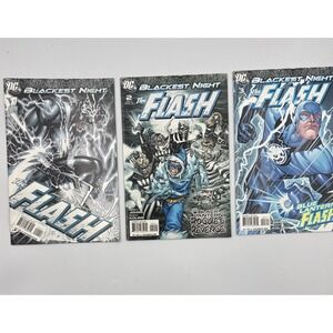 Flash‎ Blackest Night 1-3 (2010) DC Comics Complete Set